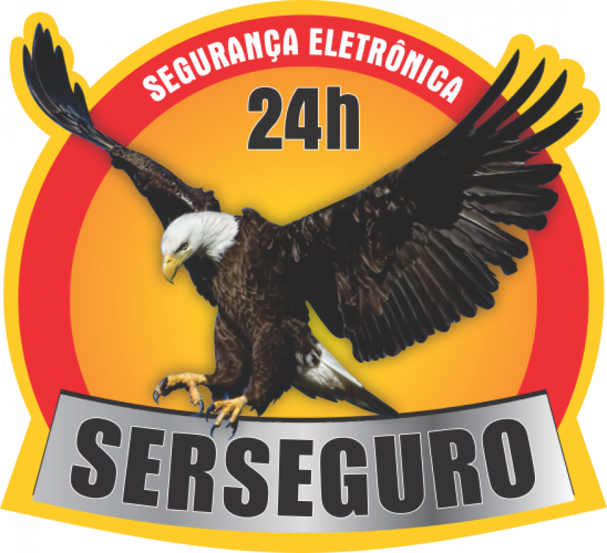 Logotipo SERSEGURO Segurança Eletrônica 24H